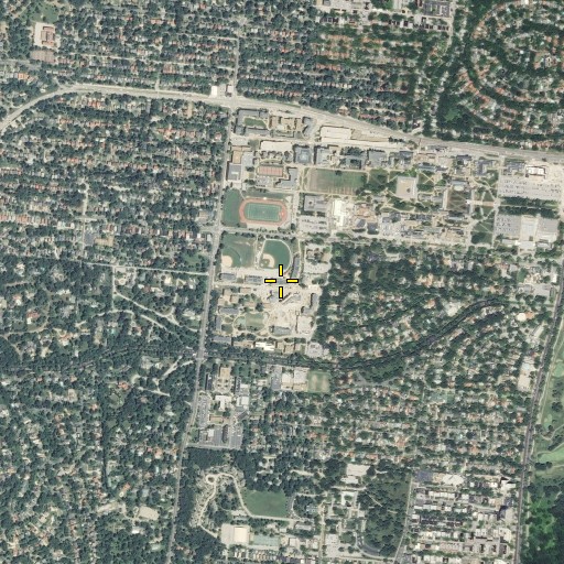 Aerial/Satellite Image of Lien House, MO
