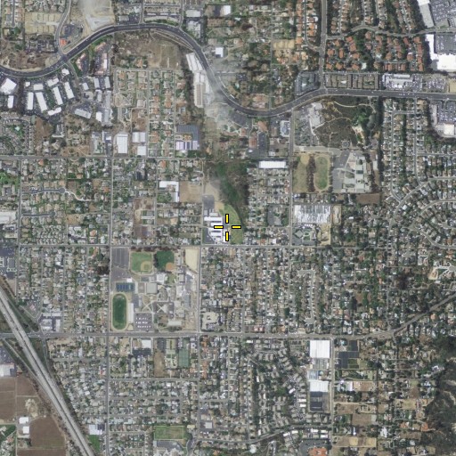 Aerial/Satellite Image of Ocean Knoll Elementary School, CA