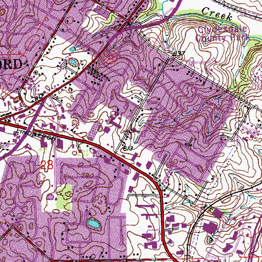 Topographic Map of Mehlville Fire Protection District Station 5 Headquarters, MO