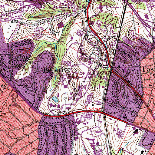 Topographic Map of Millennium Student Center, MO