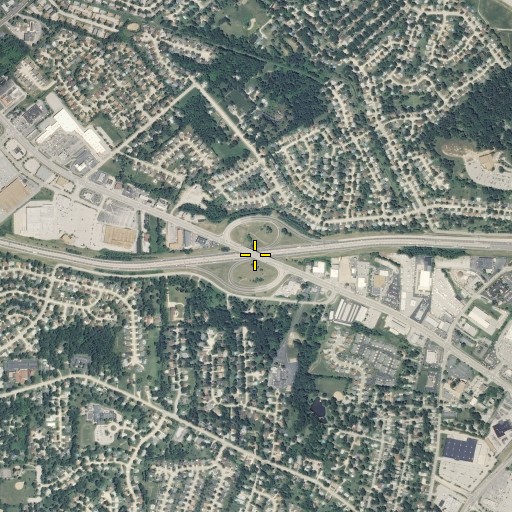 Aerial/Satellite Image of Interchange 234, MO