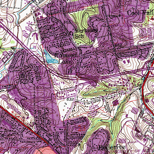 Topographic Map of Interchange 239, MO