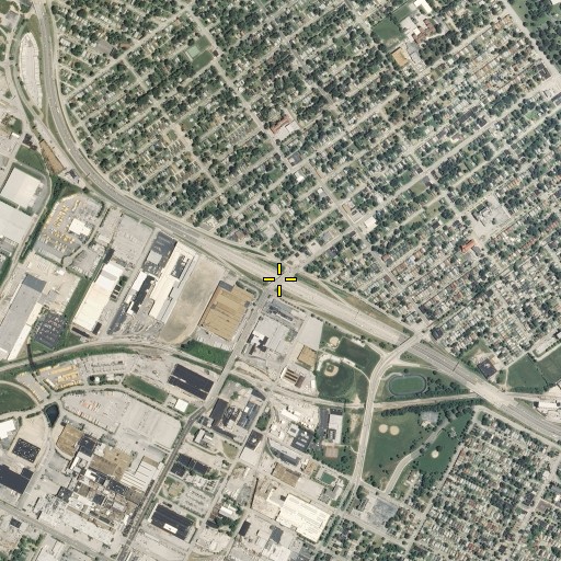 Aerial/Satellite Image of Interchange 244A, MO