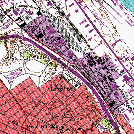 Topographic Map of Interchange 246B, MO