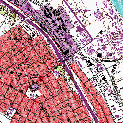 Topographic Map of Interchange 247, MO