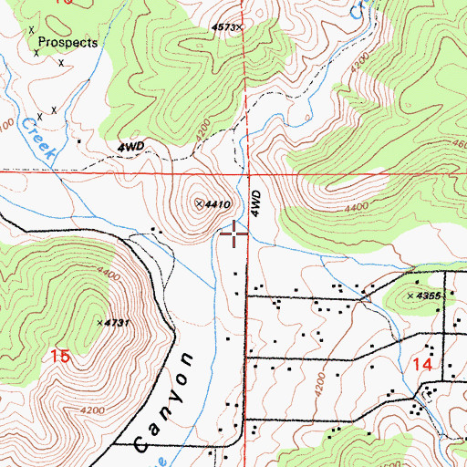 Topographic Map of Oil Canyon, CA