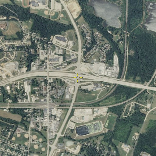Aerial/Satellite Image of Interchange 264, MO