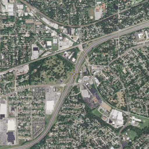 Aerial/Satellite Image of Interchange 278, MO