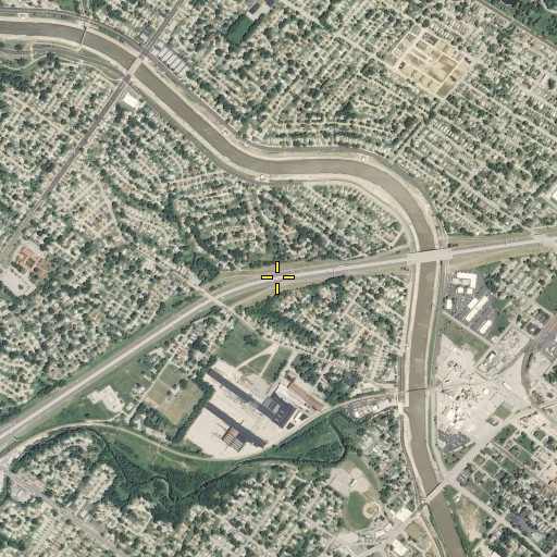 Aerial/Satellite Image of Interchange 201B, MO