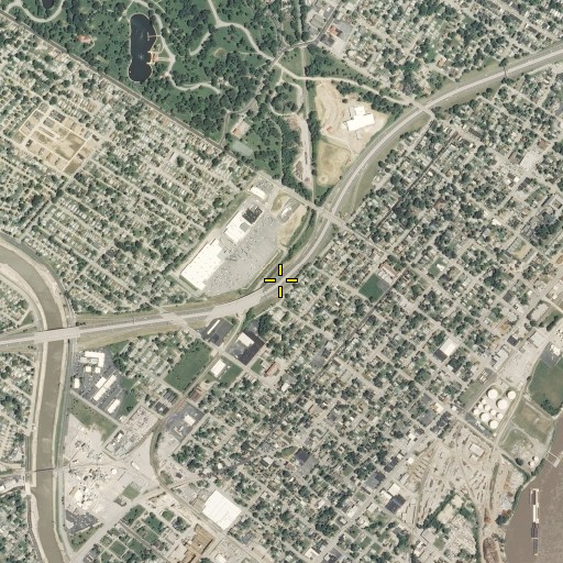 Aerial/Satellite Image of Interchange 202B, MO