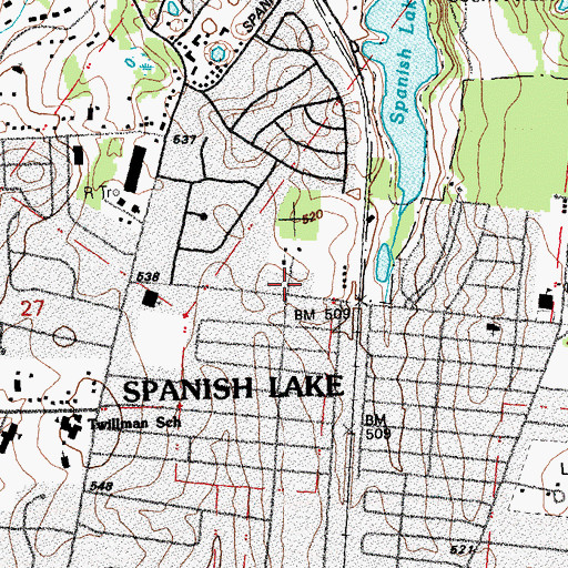 Topographic Map of Gods Grace Church, MO