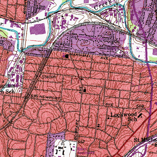 Topographic Map of Jubilee Church, MO