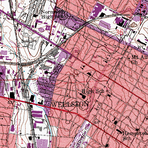 Topographic Map of Mount Calvary Warriors Church, MO