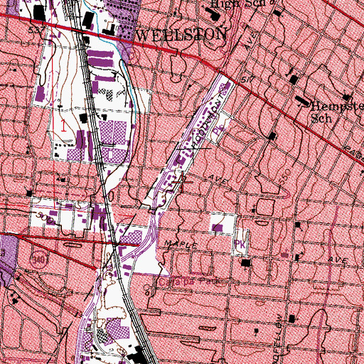 Topographic Map of New City Fellowship Church, MO
