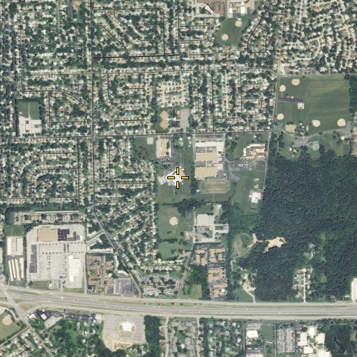 Aerial/Satellite Image of Ackerman School, MO
