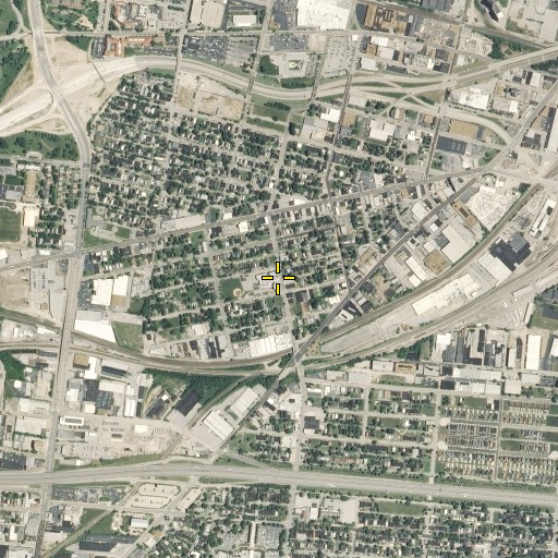 Aerial/Satellite Image of Adams Elementary School, MO