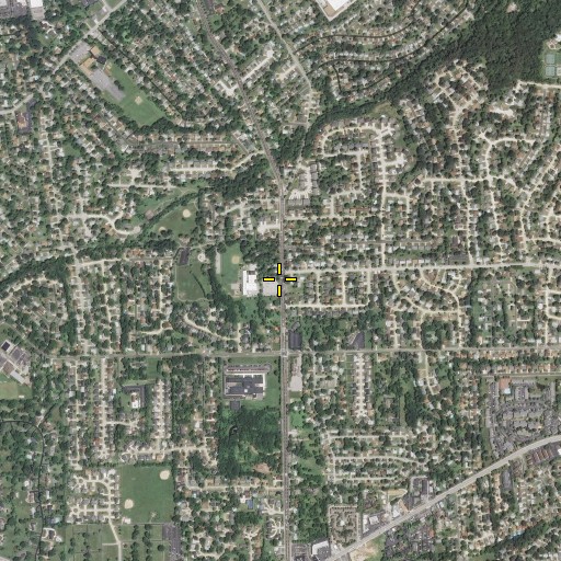Aerial/Satellite Image of Long Elementary School, MO