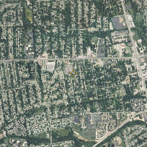 Aerial/Satellite Image of Moline Elementary School, MO