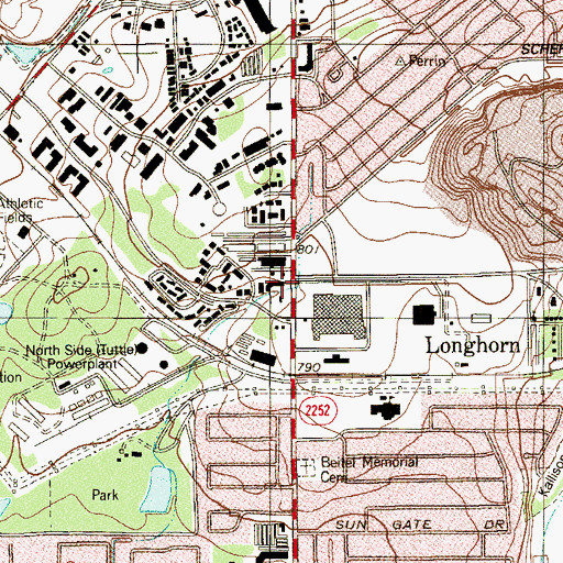 Topographic Map of Abundant Grace In Christ Jesus Church, TX