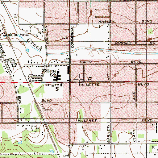 Topographic Map of Followers of Christ Church, TX