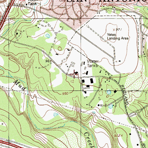 Topographic Map of House of Living Bread Church, TX