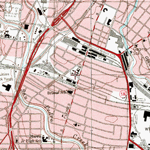 Topographic Map of Catholic Center for Charismatic Renewal, TX