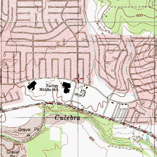 Topographic Map of Childtime Learning Centers, TX