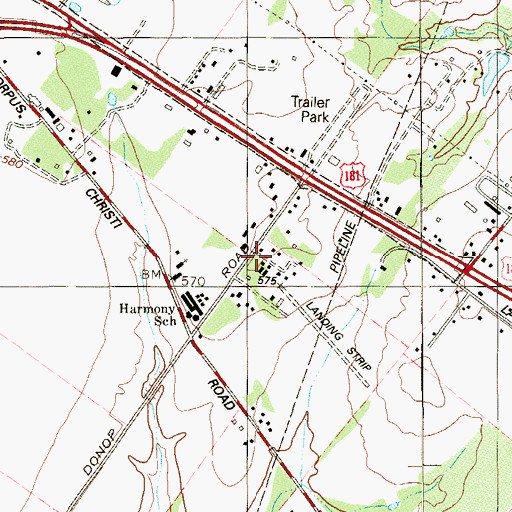 Topographic Map of Kid Kountry Early Learning Center, TX