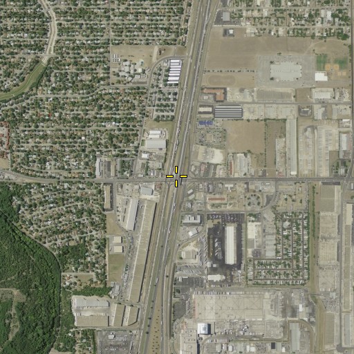 Aerial/Satellite Image of Interchange 162, TX