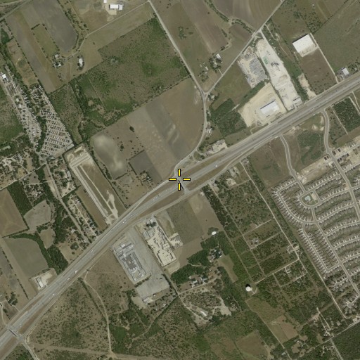 Aerial/Satellite Image of Interchange 177, TX