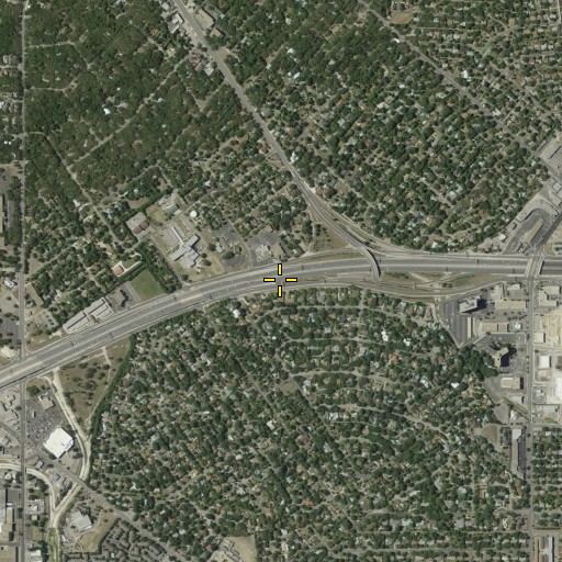 Aerial/Satellite Image of Interchange 19A, TX