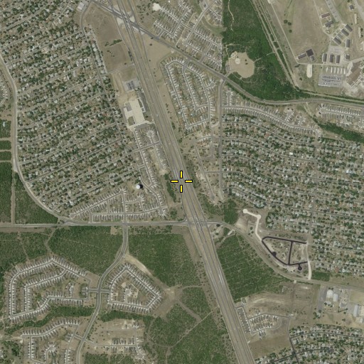 Aerial/Satellite Image of Interchange 3, TX