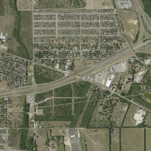 Aerial/Satellite Image of Interchange 42, TX