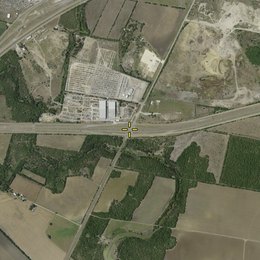 Aerial/Satellite Image of Interchange 51, TX
