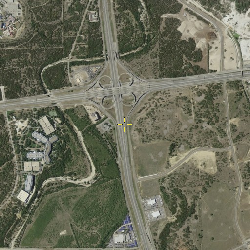 Aerial/Satellite Image of Interchange 556B, TX