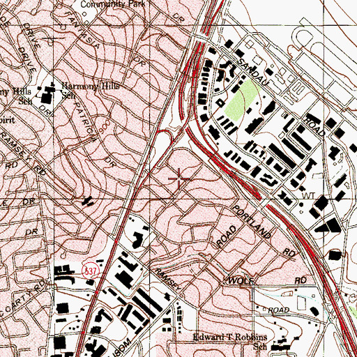 Topographic Map of Nimitz Post Office (historical), TX