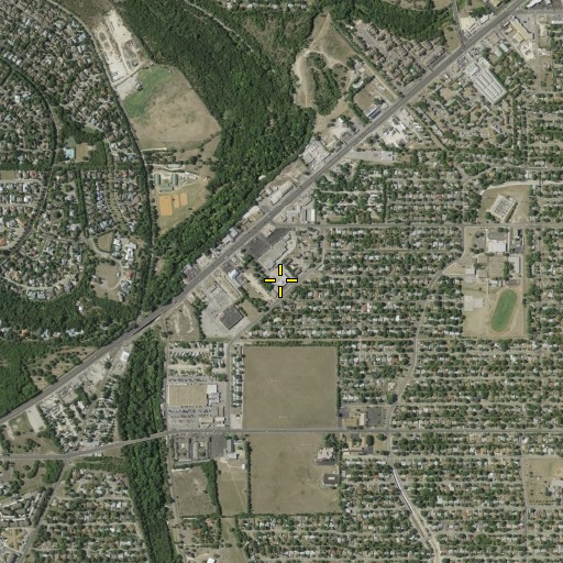 Aerial/Satellite Image of Serna Post Office, TX