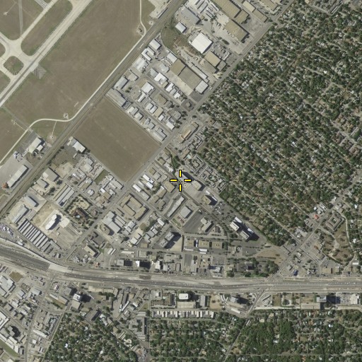 Aerial/Satellite Image of Bernard Harris Middle School, TX