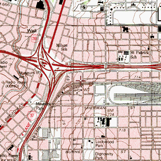 Topographic Map of Bexar County Juvenile Justice Academy, TX