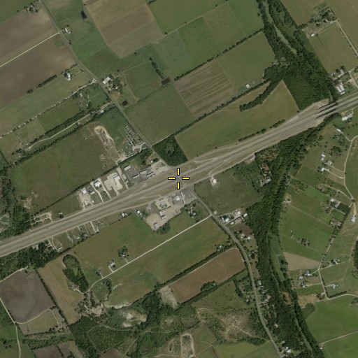 Aerial/Satellite Image of Interchange 593, TX