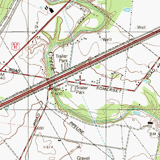 Topographic Map of Kingdom Hall of Jehovahs Witnesses, TX