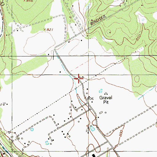 Topographic Map of Liberty Outreach Ministries, TX