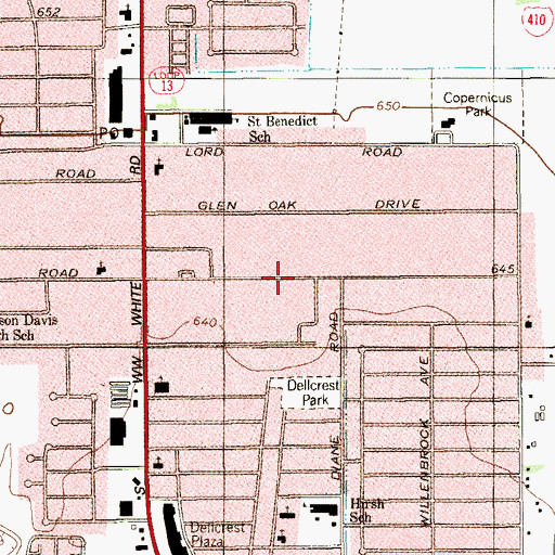 Topographic Map of Lively Stone Pentacostal Church, TX