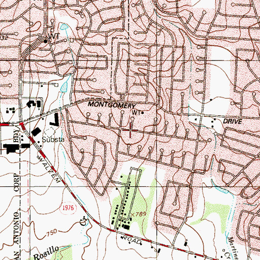 Topographic Map of Northeast Apostlic Assembly in the Faith of Jesus Christ, TX