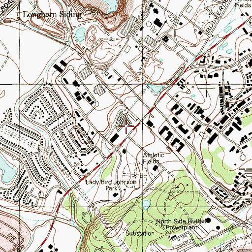 Topographic Map of Pentecostal Iglesia, TX