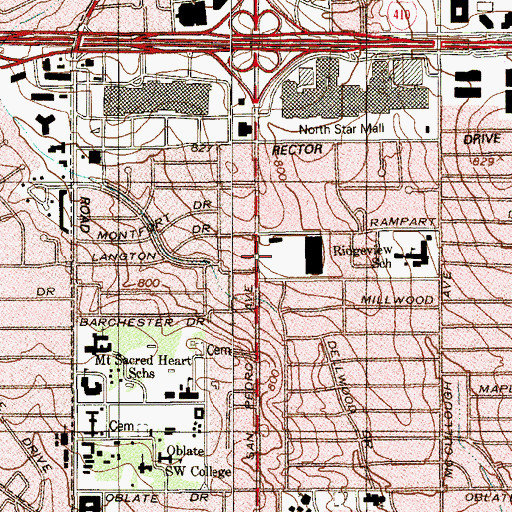 Topographic Map of Soka Gakkai International, TX