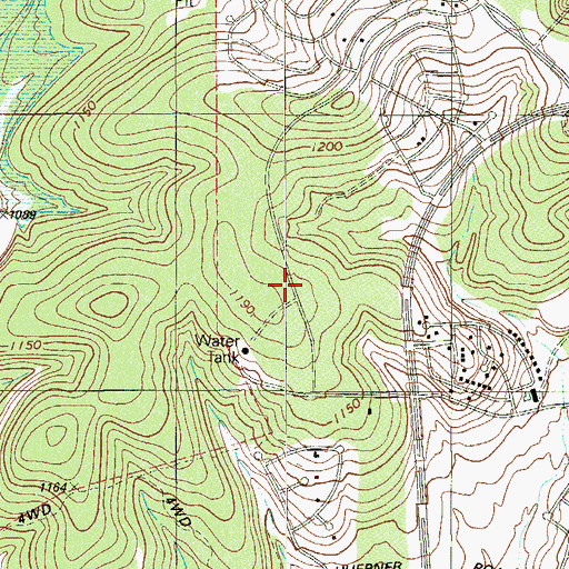 Topographic Map of Stone Oak Presbyterian Church, TX