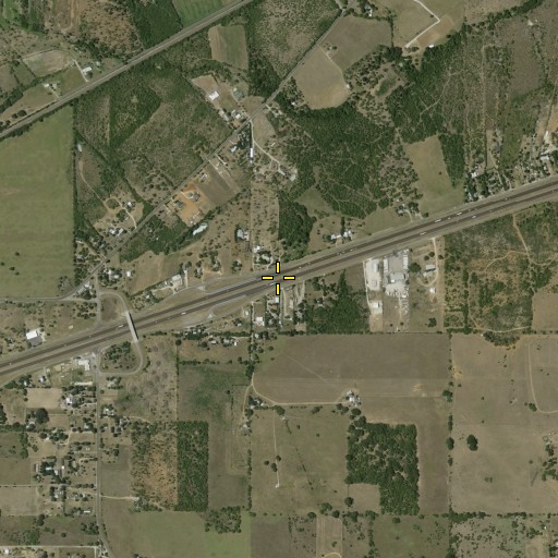 Aerial/Satellite Image of Interchange 134, TX