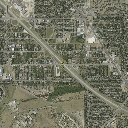 Aerial/Satellite Image of Interchange 137, TX