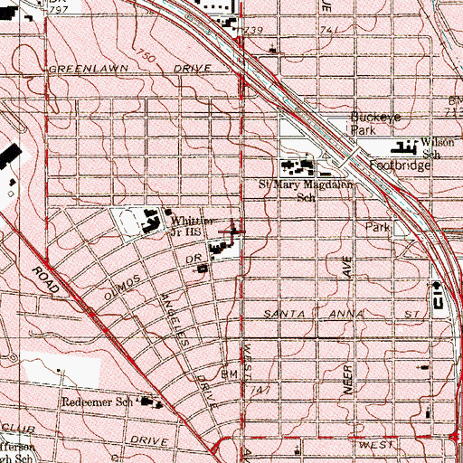 Topographic Map of Kipp Aspire Academy, TX